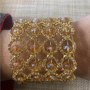 Gold Crystal  Bracelet - Women Jewelry